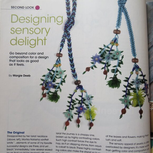 Bead and Button Magazine Creative Ideas For The Art of Beads and Jewelry 2015 - Picture 5 of 7